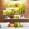 Designart - Bright Yellow Sunny Sunflowers - Large Floral Painting Canvas